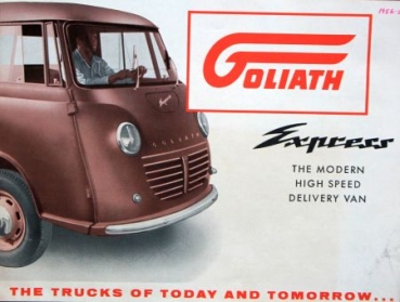 Goliath Express Modelprogram 1958 Carbrochure (2615)